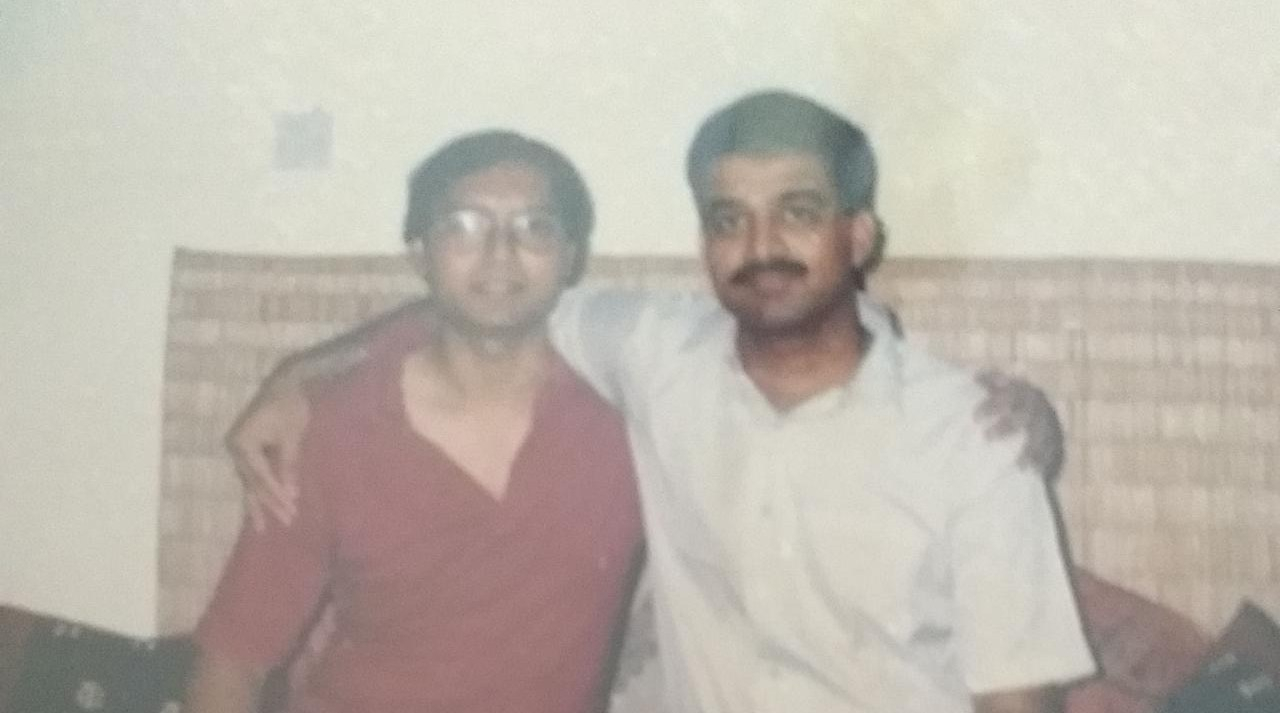 Naren and Arun in their 20s